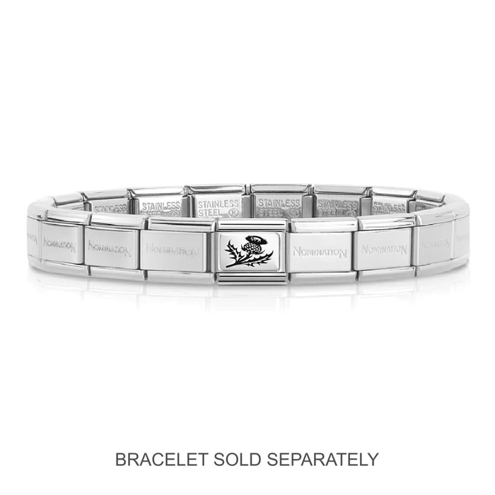 NOMINATION Classic Silver Thistle Charm - Charms - Nomination - Bumbletree