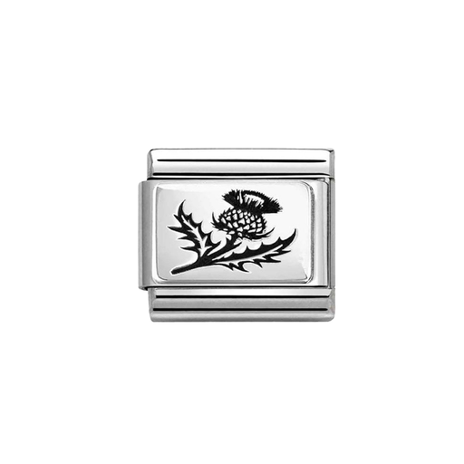NOMINATION Classic Silver Thistle Charm - Charms - Nomination - Bumbletree