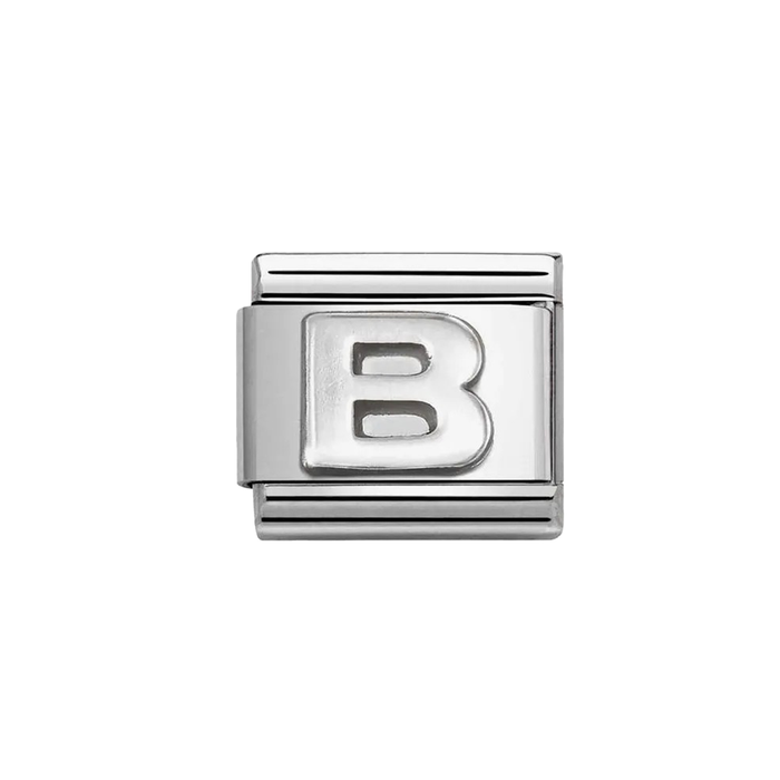 NOMINATION Classic Silver Letter B Charm
