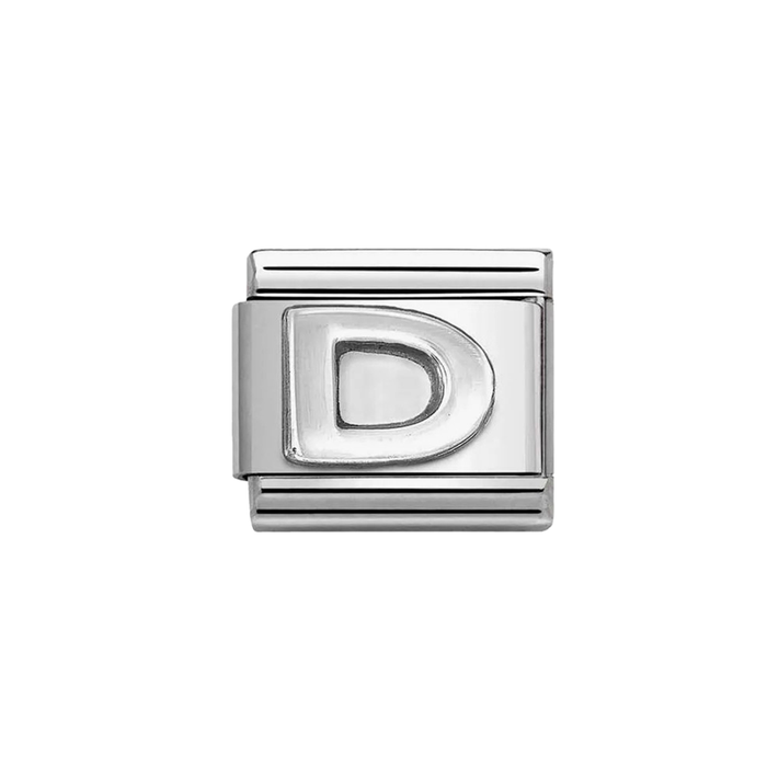 NOMINATION Classic Silver Letter D Charm