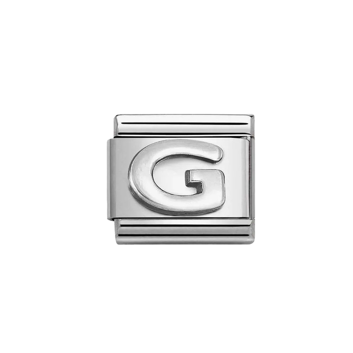 NOMINATION Classic Silver Letter G Charm
