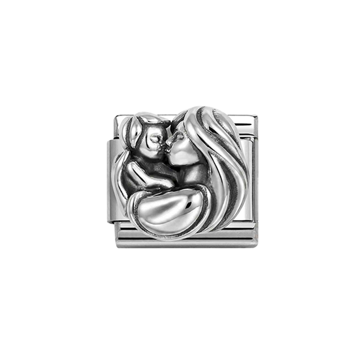 NOMINATION Classic Silver Mum & Child Charm