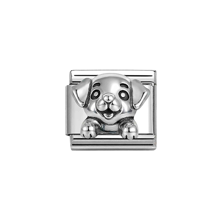 NOMINATION Classic Silver Dog Charm
