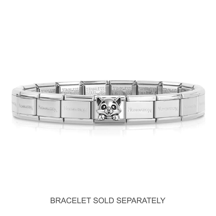 NOMINATION Classic Silver Cat Charm