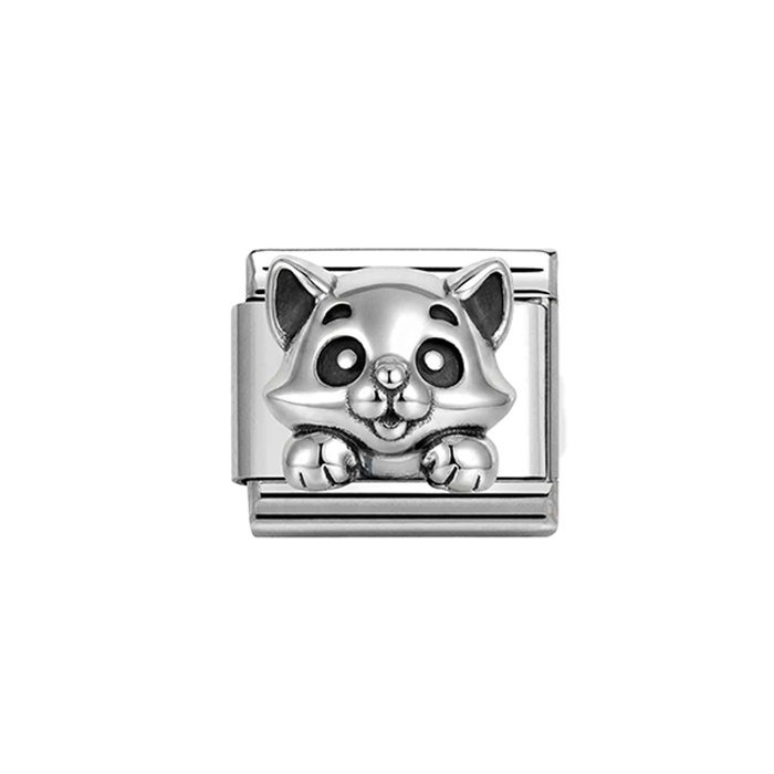 NOMINATION Classic Silver Cat Charm