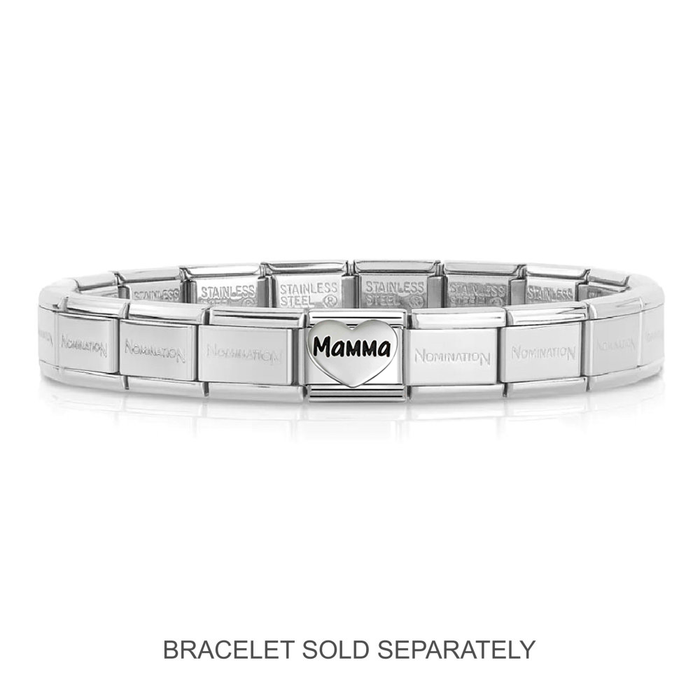 NOMINATION Classic Silver Mamma Heart Charm
