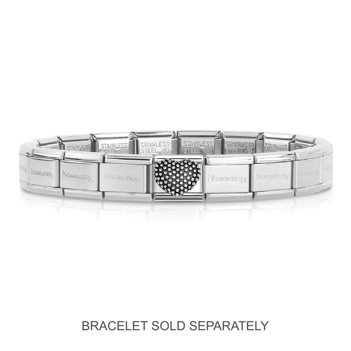NOMINATION Classic Silver Ballpoint Heart Charm