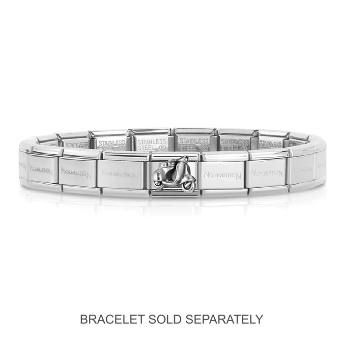 NOMINATION Classic Silver Scooter Charm - Charms - Nomination - Bumbletree
