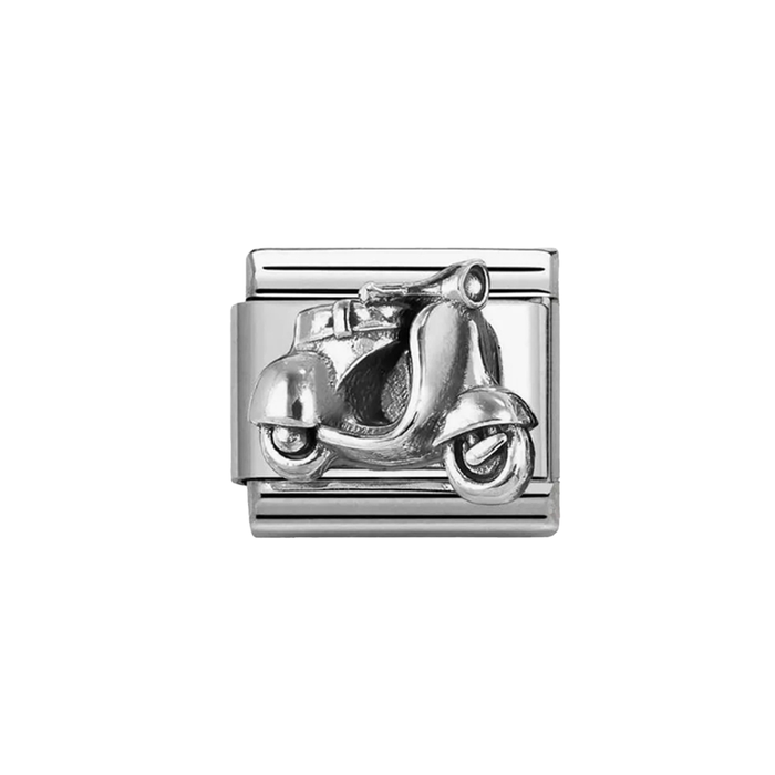 NOMINATION Classic Silver Scooter Charm - Charms - Nomination - Bumbletree