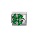 NOMINATION Classic Silver & Green Enamel Four-Leaf Clover Charm - Charms - Nomination - Bumbletree
