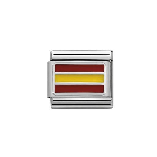 NOMINATION Classic Silver Spain Flag Charm - Charms - Nomination - Bumbletree