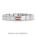 NOMINATION Classic Silver Austria Flag Charm - Charms - Nomination - Bumbletree