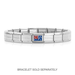 NOMINATION Classic Silver New Zealand Flag Charm - Charms - Nomination - Bumbletree