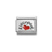 NOMINATION Classic Silver Liverpool with Red Heart Charm - Charms - Nomination - Bumbletree