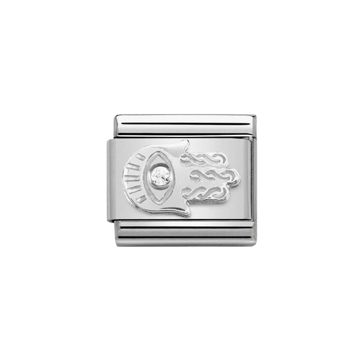 NOMINATION Classic Silver & CZ Hand of Fatima Charm - Charms - Nomination - Bumbletree