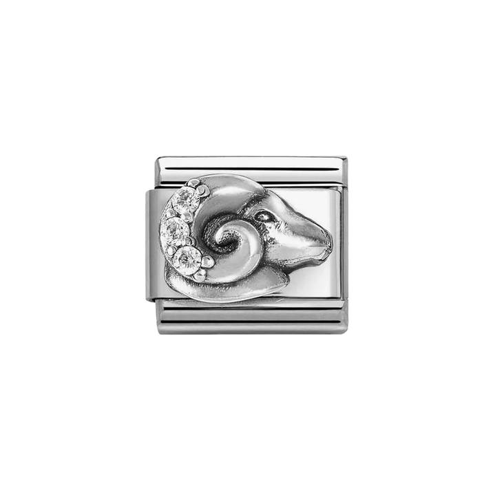 NOMINATION Classic Silver Aries CZ Charm