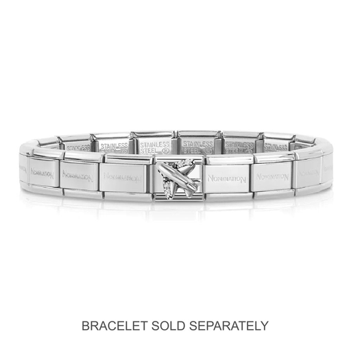 NOMINATION Classic Silver Airplane Charm - Charms - Nomination - Bumbletree