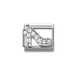 NOMINATION Classic Silver High Heel Shoe CZ Charm - Charms - Nomination - Bumbletree