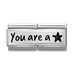 NOMINATION Classic Silver You Are A Star Double Charm - Charms - Nomination - Bumbletree