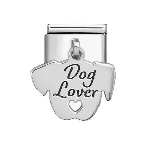 NOMINATION Classic Silver Dog Lover Pendant Charm - Charms - Nomination - Bumbletree