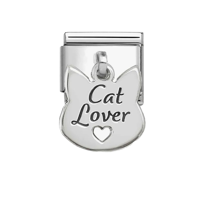 NOMINATION Classic Silver Cat Lover Pendant Charm - Charms - Nomination - Bumbletree
