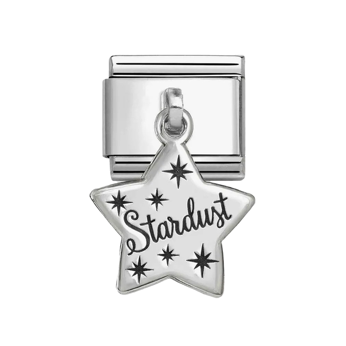 NOMINATION Classic Silver Stardust Pendant Charm - Charms - Nomination - Bumbletree