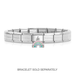 NOMINATION Classic Silver Multi-Coloured Rainbow Pendant Charm - Charms - Nomination - Bumbletree