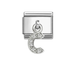 NOMINATION Classic Silver CZ Letter C Pendant Charm - Charms - Nomination - Bumbletree