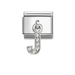 NOMINATION Classic Silver CZ Letter J Pendant Charm - Charms - Nomination - Bumbletree