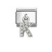 NOMINATION Classic Silver CZ Letter K Pendant Charm - Charms - Nomination - Bumbletree