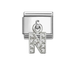 NOMINATION Classic Silver CZ Letter N Pendant Charm - Charms - Nomination - Bumbletree