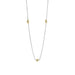 Ti Sento 'Triple CZ' Sterling Silver & Gold Plated Necklace 34035ZY - Jewellery - Ti Sento - Bumbletree