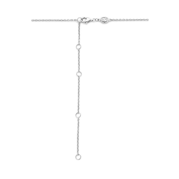 Ti Sento 'Triple CZ' Sterling Silver & Gold Plated Necklace 34035ZY - Jewellery - Ti Sento - Bumbletree