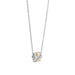 Ti Sento 'Interconnecting Rings' Sterling Silver & Gold Plated Necklace 34059ZY - Jewellery - Ti Sento - Bumbletree