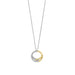 Ti Sento 'Ribbons' Sterling Silver & Gold Plated Necklace 34107ZY - Jewellery - Ti Sento - Bumbletree
