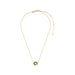 Ti Sento 'Interlocking Rings' Sterling Silver & Gold Plated Necklace 3915BY - Jewellery - Ti Sento - Bumbletree