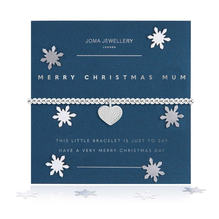 Joma Jewellery Snow Globe A Little 'Merry Christmas Mum' Bracelet - Jewellery - Joma Jewellery - Bumbletree