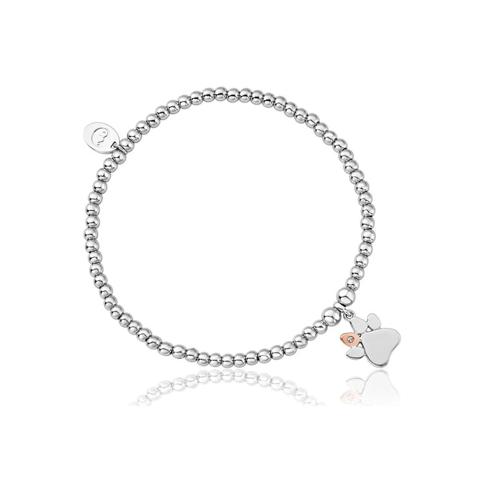 Clogau Paw Print Affinity Bead Bracelet Bumbletree