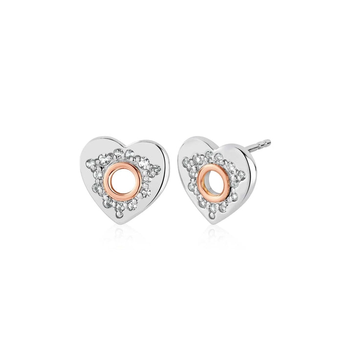 Clogau Cariad Sparkle Stud Earrings - Jewellery - Clogau - Bumbletree