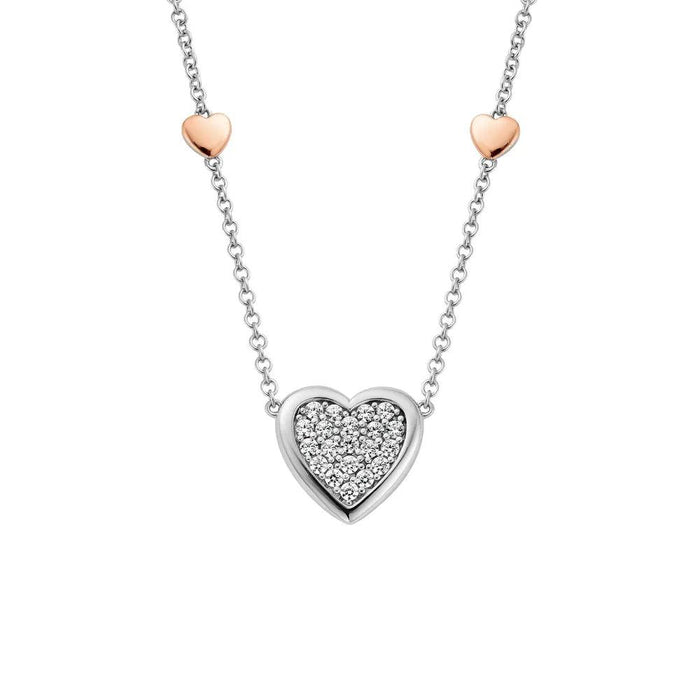 Clogau Forever Yours Sterling Silver Love Heart Necklace - Jewellery - Clogau - Bumbletree