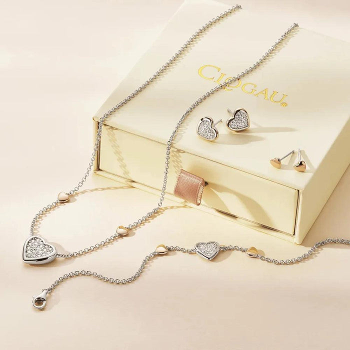 Clogau Forever Yours Sterling Silver Love Heart Necklace - Jewellery - Clogau - Bumbletree