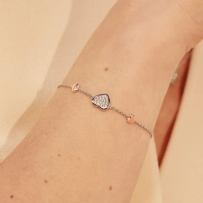 Clogau Forever Yours Sterling Silver Love Heart Bracelet - Jewellery - Clogau - Bumbletree