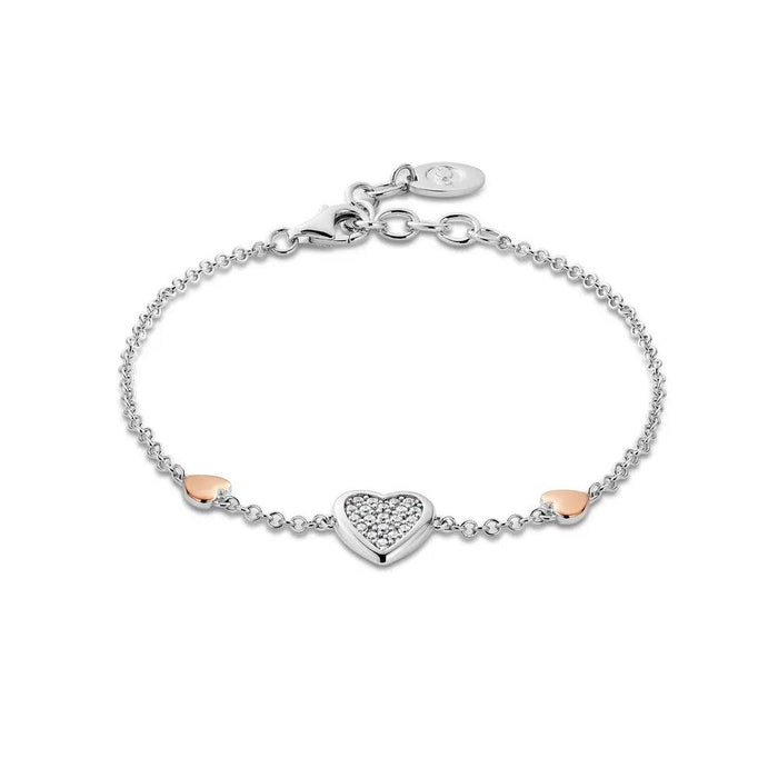 Clogau Forever Yours Sterling Silver Love Heart Bracelet - Jewellery - Clogau - Bumbletree