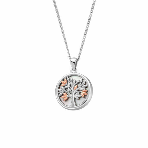 Clogau Tree Of Life White Mother Of Pearl Pendant - Jewellery - Clogau - Bumbletree