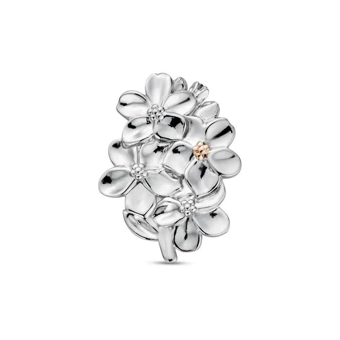 Clogau Forget-Me-Not Sterling Silver Brooch