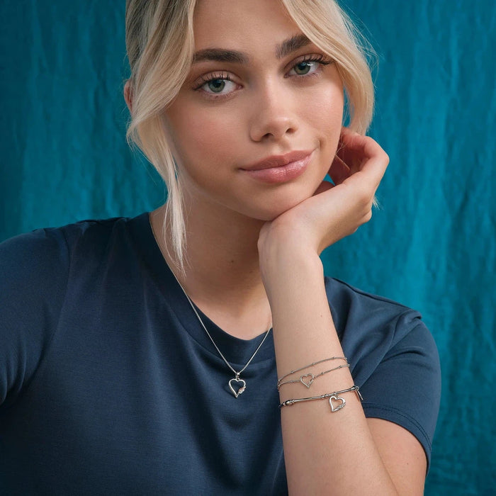 Clogau Past Present Future Heart Affinity Bracelet Bumbletree