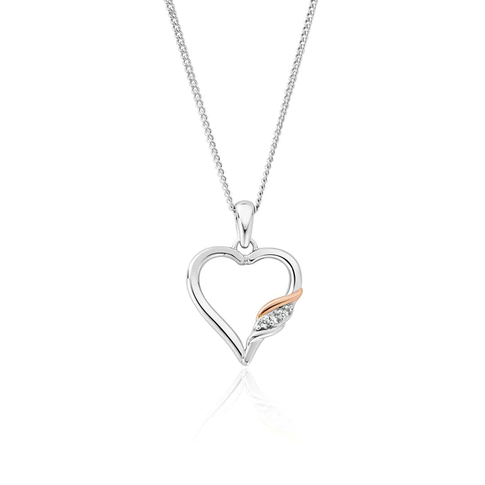Clogau Past Present Future Heart Pendant - Jewellery - Clogau - Bumbletree