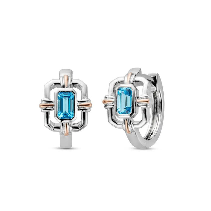 Clogau Gateways Sterling Silver Huggie Hoop Earrings