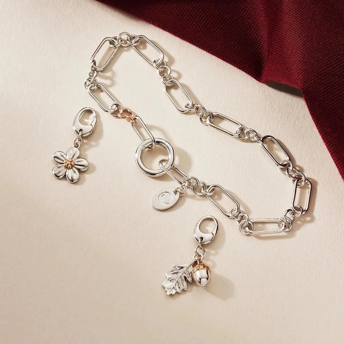 Clogau Insignia Sterling Silver Oak Leaf Charm