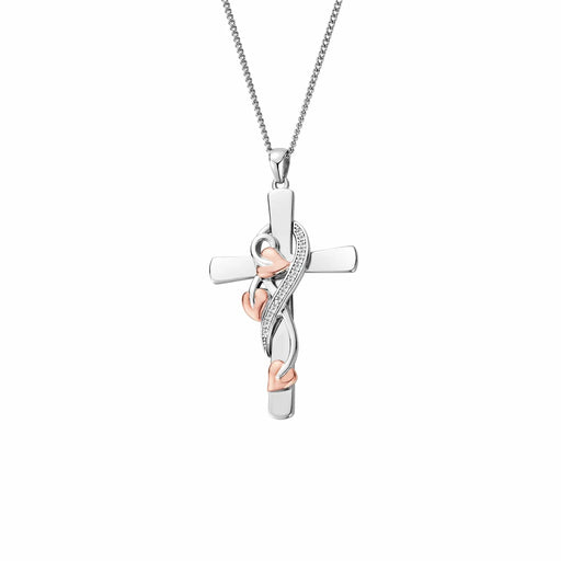 Clogau Tree Of Life Cross Vine Pendant - Jewellery - Clogau - Bumbletree